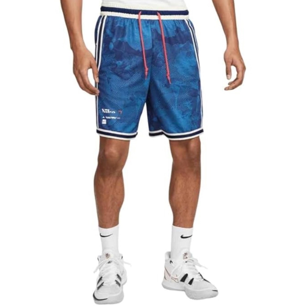 Nike Dri-FIT Halftime Grid Basketball Shorts‎ Athletic Blue Floral Mens S